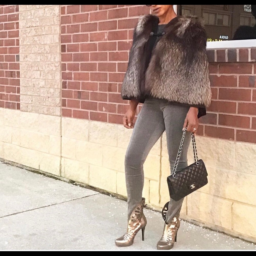 Fur cape